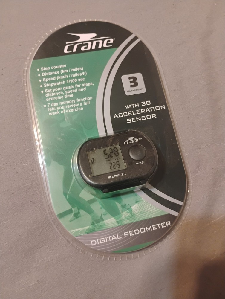 Crane Digital Pedometer With 3G Acceleration Sensor
