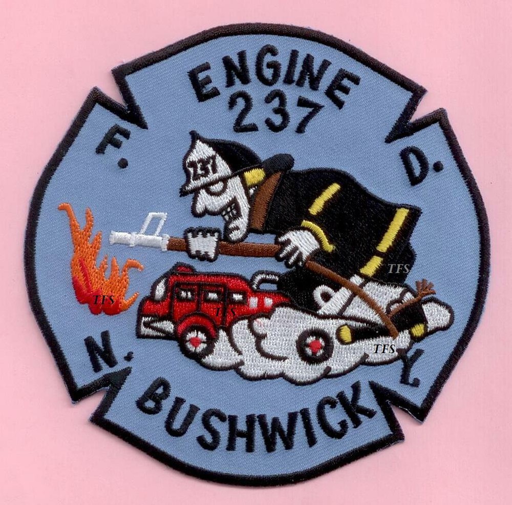 New York City Fire Dept Engine 237 Patch Bushwick