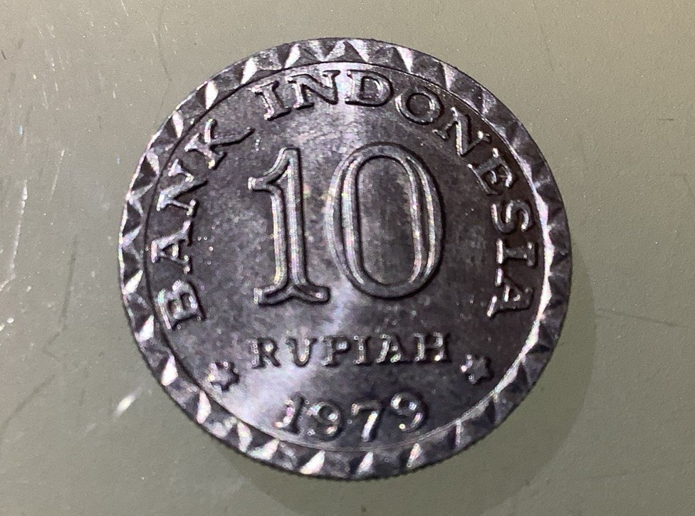 Indonesia 10 Rupiah 1979 Circulated