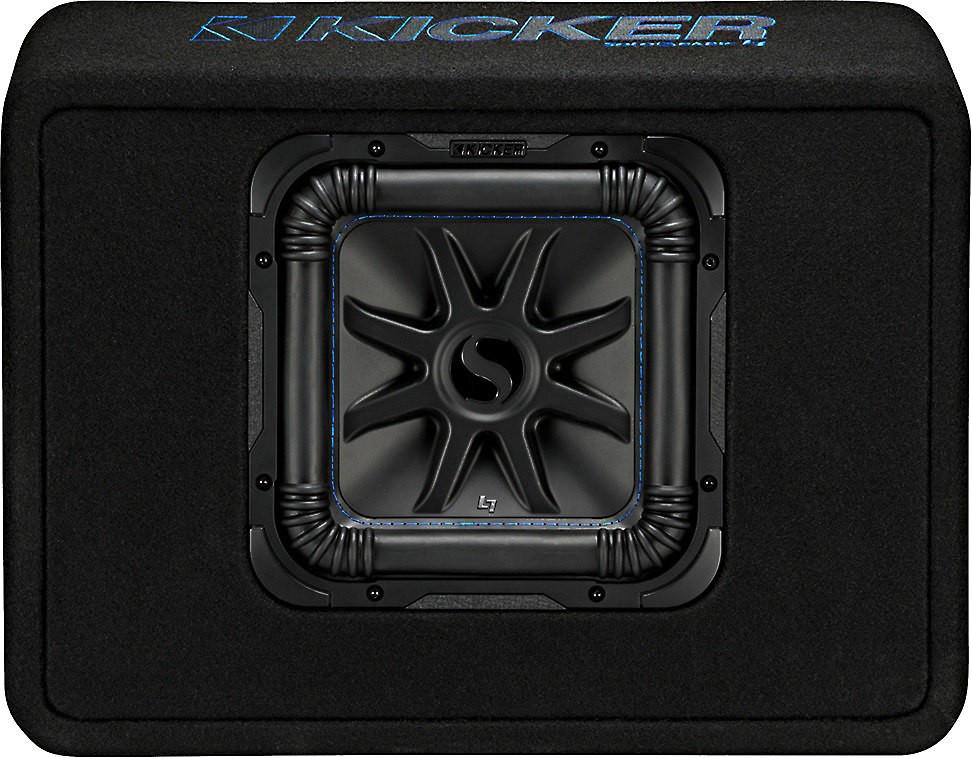 Kicker 44TL7S102 Single 10" Ported Loaded Enclosure