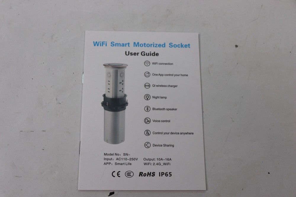 WiFi Smart Motorized Socket (Model SN-6GD/AM)