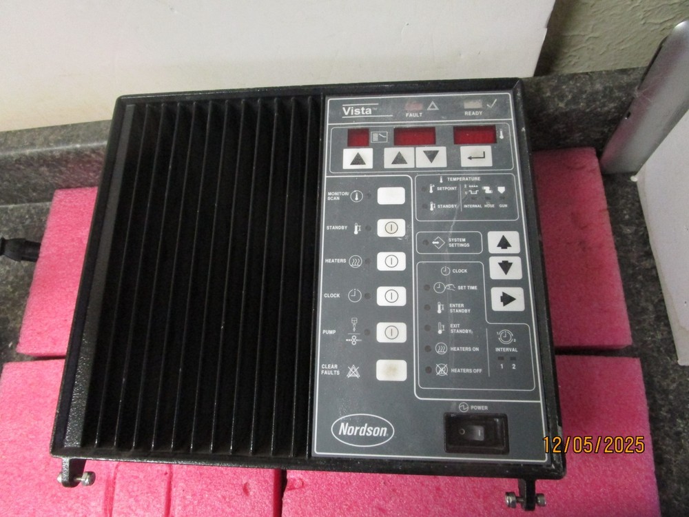 Nordson 3700V Hot Melt Adhesive System Component - Front Panel / Power Switch