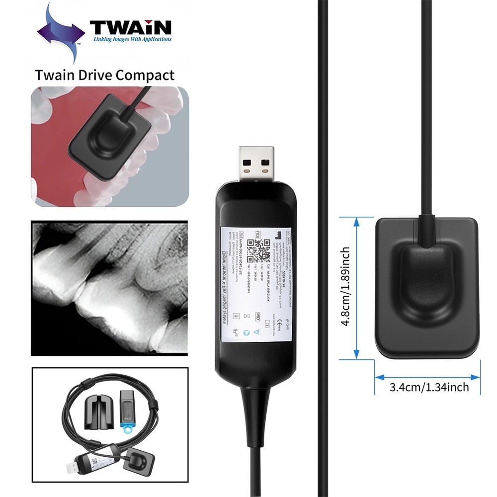 Dental X ray Sensor Digital Sensor Rayos Digital Imaging System Sensor w/ Holder