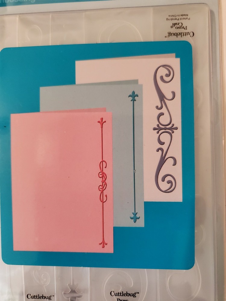 Iron Works Cuttlebug Embossing Folder Set 37-1923 NEW!