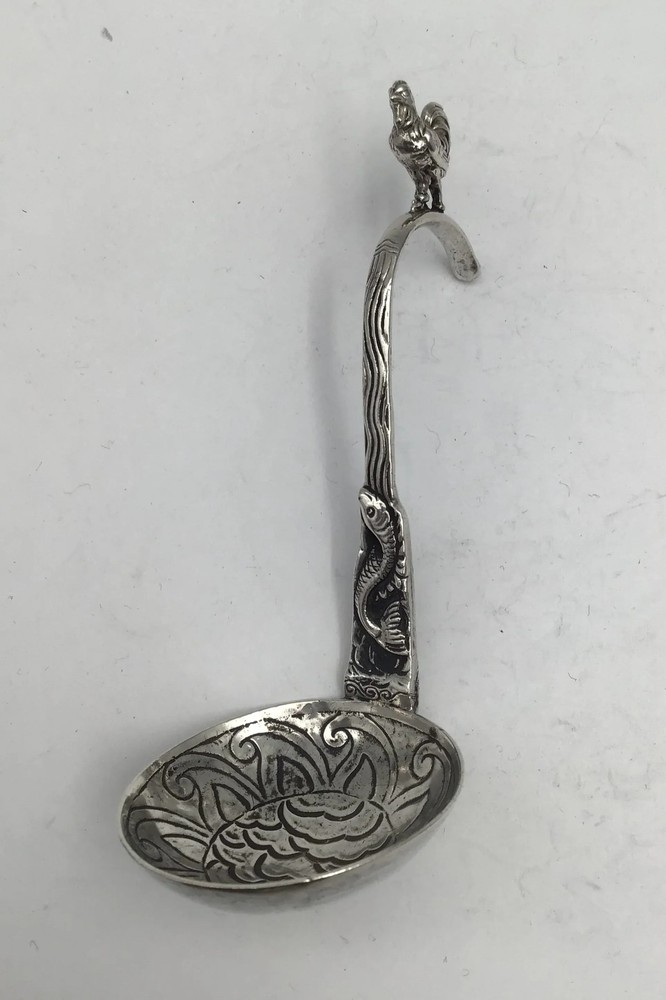 Danish ? Silver Ornamental Spoon