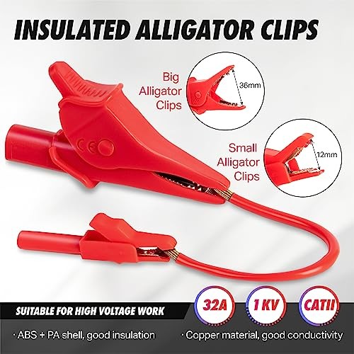 29PCS Multimeter Test Leads Kit with Replaceable Wire Piercing Test ML-29PC