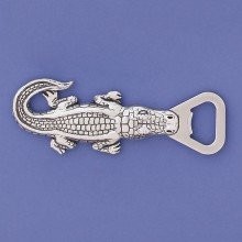 Alligator Pewter Bottle Opener By