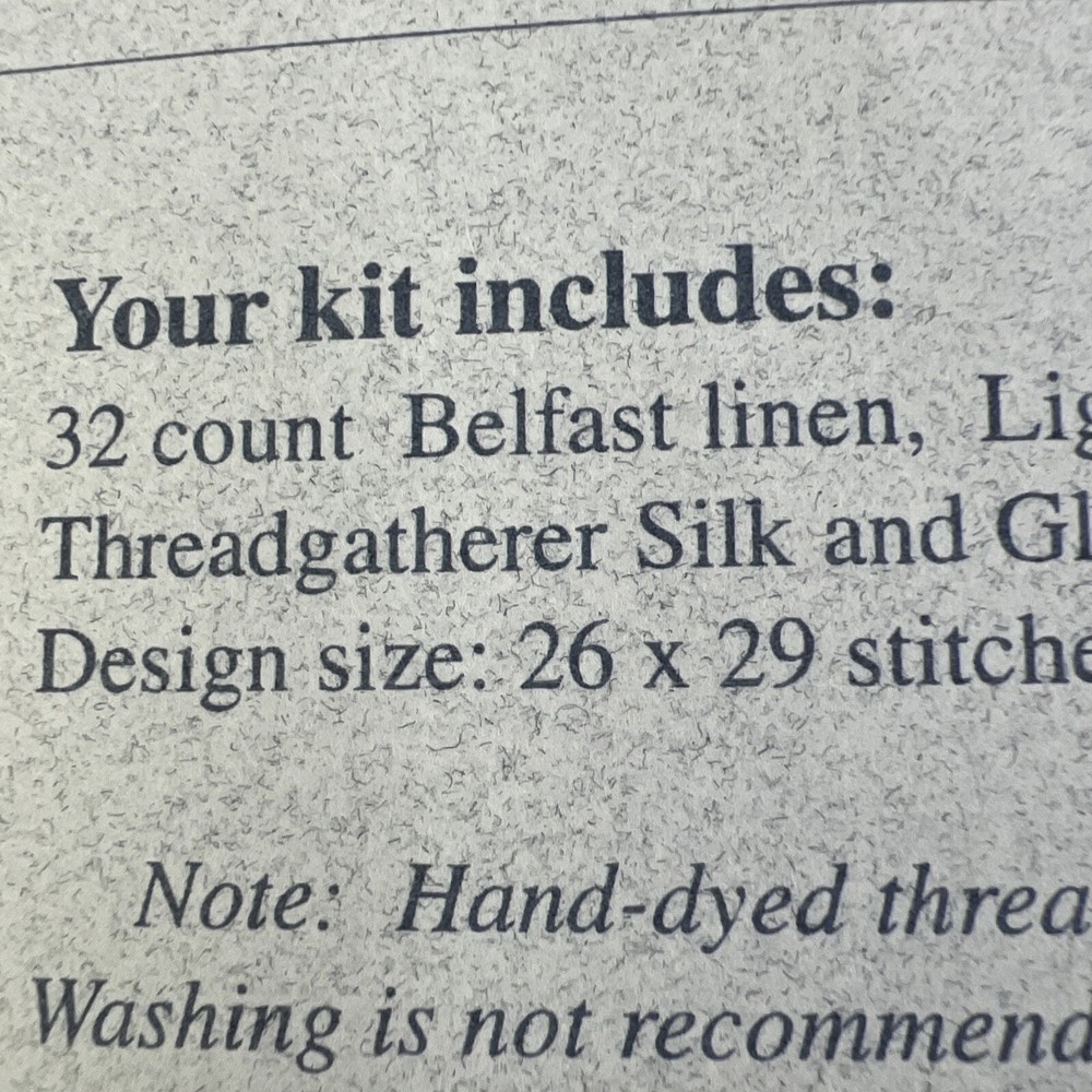 Shepherd's Bush Print Works “Brave One” stitch pattern