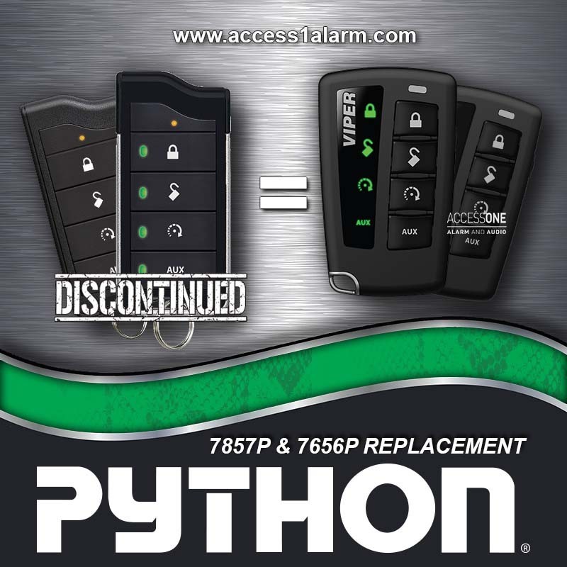 Python 7857P and 7656P Remote Control Replacements - New For 2025 Viper Remotes