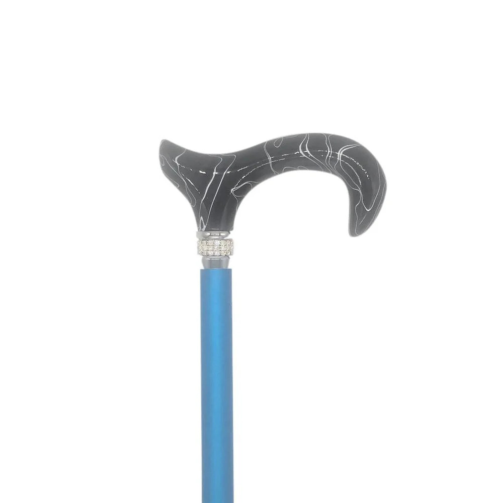 Classy Canes Adjustable Turquoise Blue Shaft