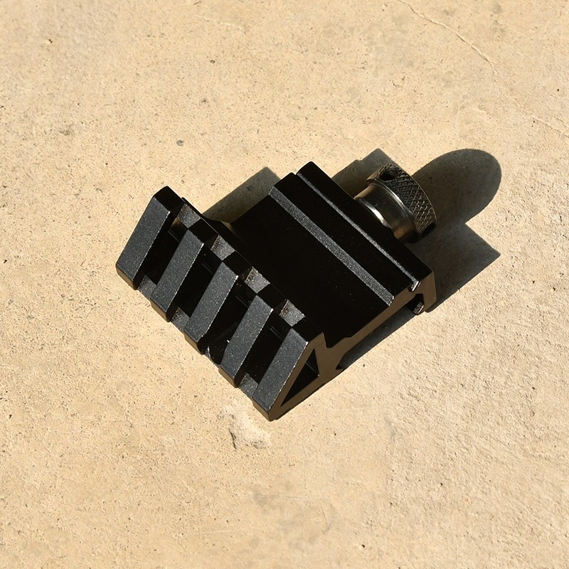 Tactical Picatinny Rail Scope Mount Offset Sight Fixed Bracket Red Dot Support