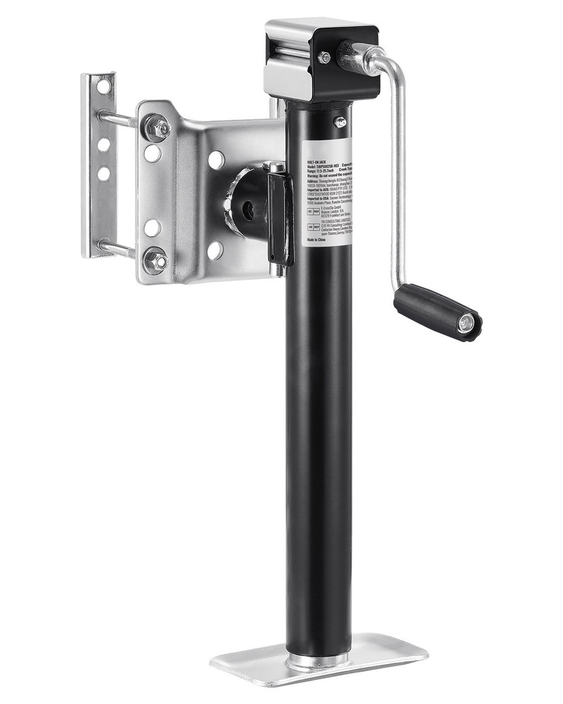 Uimoso Trailer Jack Bolt-on Trailer Tongue Jack 5000 lbs Dynamic Load 14.3" Lift