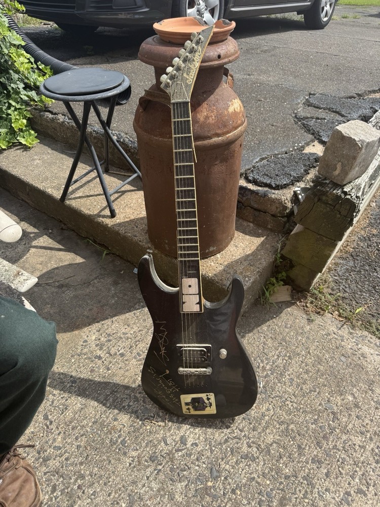 Anthrax - Scott Ian Signed Jackson Guitar - 1990 Studio Fire Survivor!!!