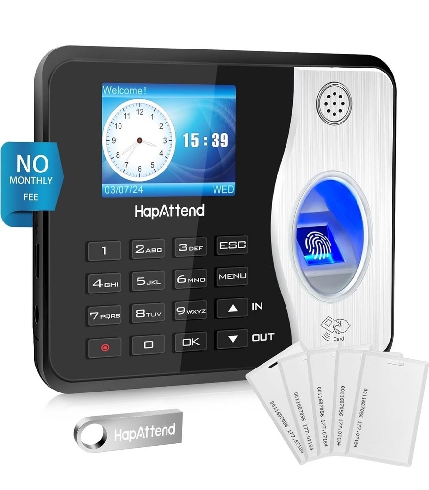HapAttend - Time Clock - Fingerprint Time Clock