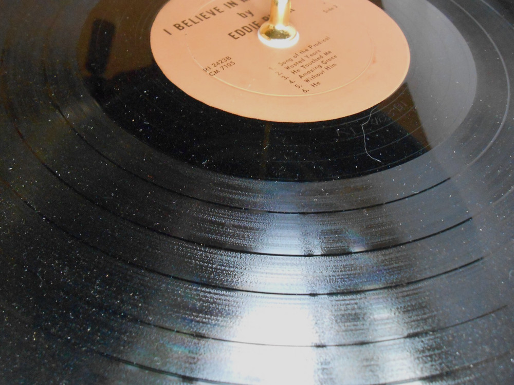 Vinyl Record Cupcake Stand-Lot# 22