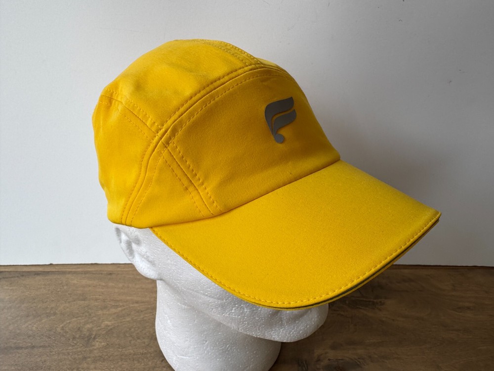 Fabletics The Fundamental Hat Sunset Yellow Adjustable Running Lightweight EUC