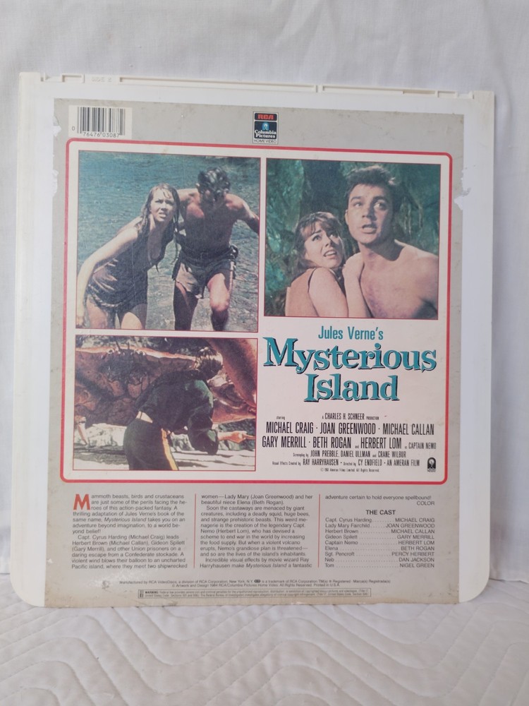 Mysterious Island CED 1961