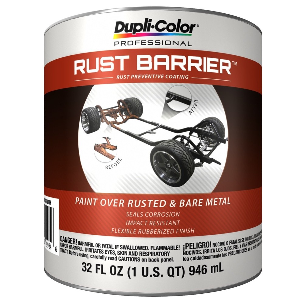 ERBQ10000 Professional Rust Barrier, Flat, Black, 1 Quart.