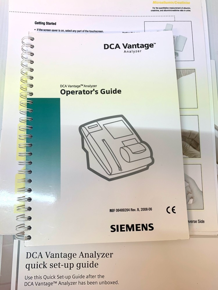 Siemens DCA Vantage Blood Analyzer - Came From Working Environment S8564