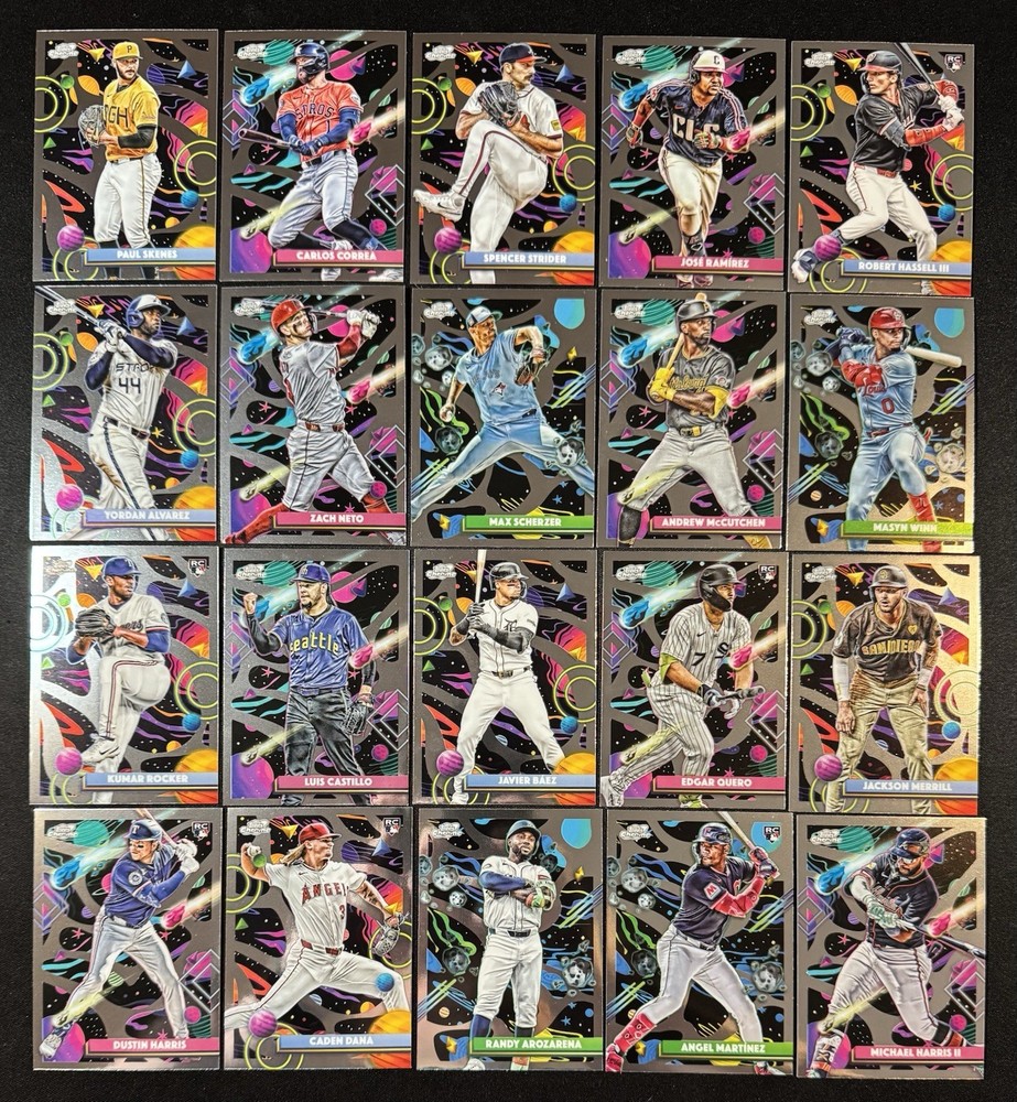 2025 Topps Chrome Cosmic - Base, Inserts, Refractors & Nucleus (You Pick)