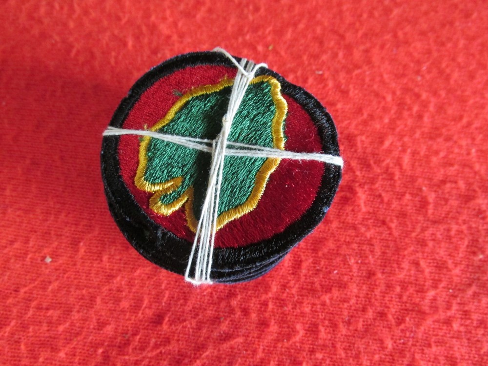US Army 24th Division patch cut edge fully Embroidered bundle of 20