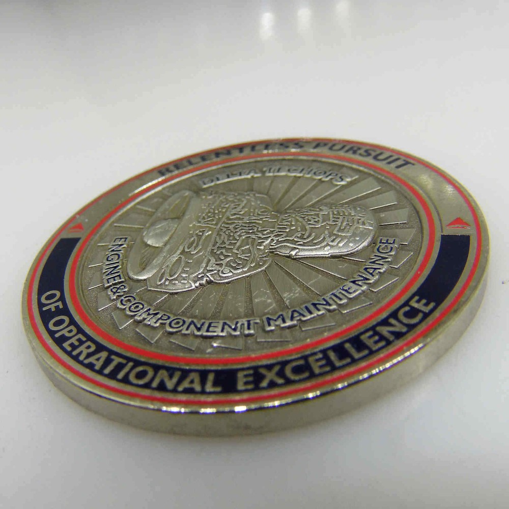 ENGINE COMPONENT MAINTENANCE CHALLENGE COIN