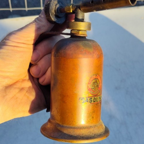 Vintage Brass Torch original Unrestored condition