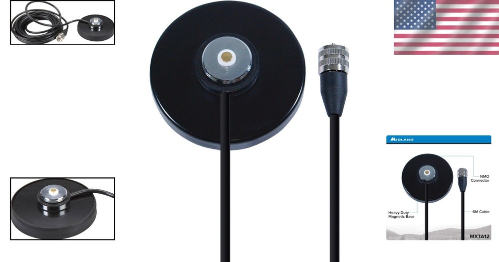 MicroMobile Antenna Mag Mount - Silver