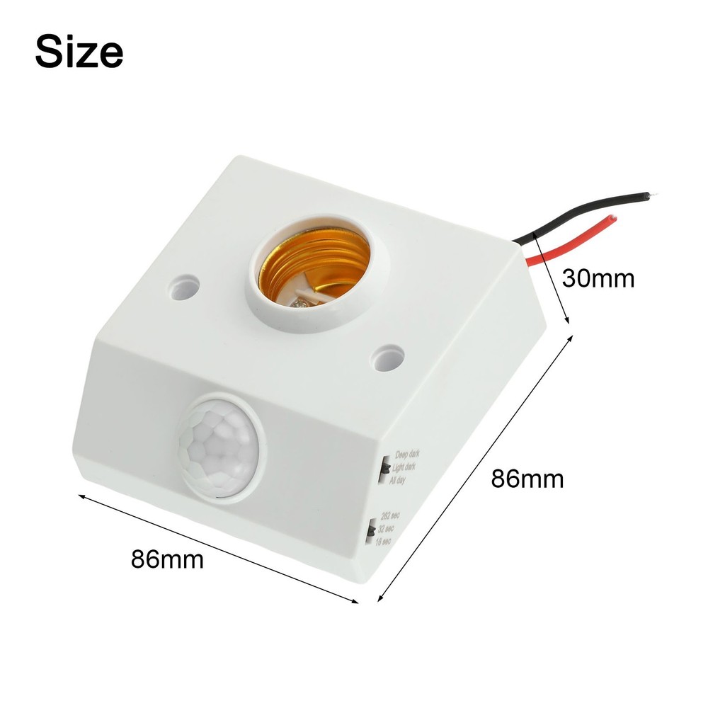 Innovative E27 Motion Sensor Light Socket for Cost Effective Lighting Solutions