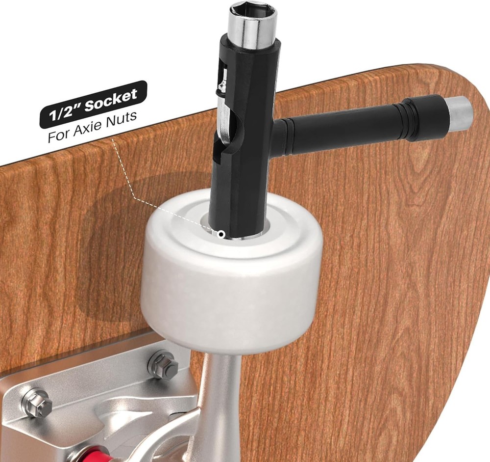 Skate Tool All-In-One, Skateboard Tool Roller Skate Tool T Tool for Skateboard,