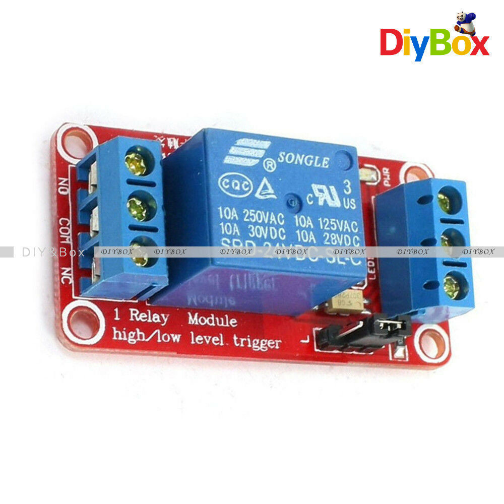 1 channel DC 5V/9V/12V/24V Optocoupler Relay Module Support High and Low Trigger