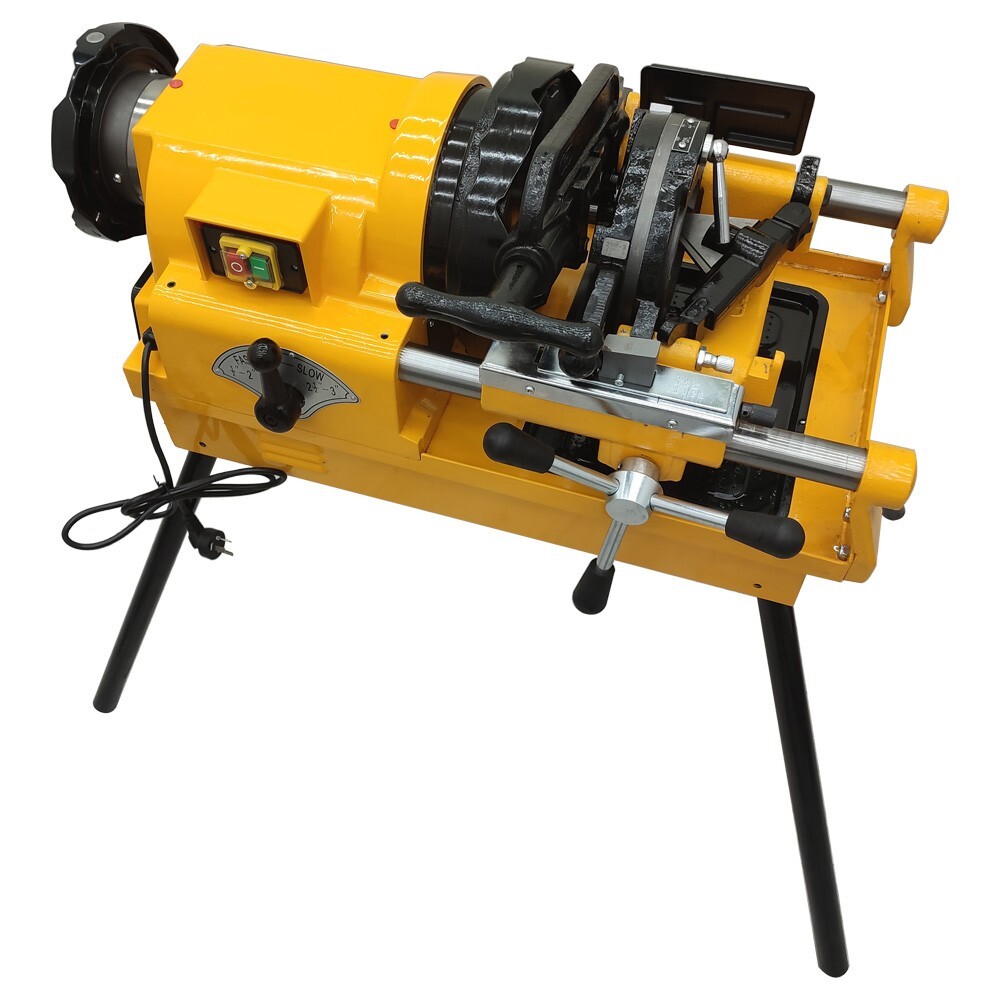 Electric Threading Cutter Pipe Cutting Threader Machine 1/2"-3" w/NPT/BSPT Dies