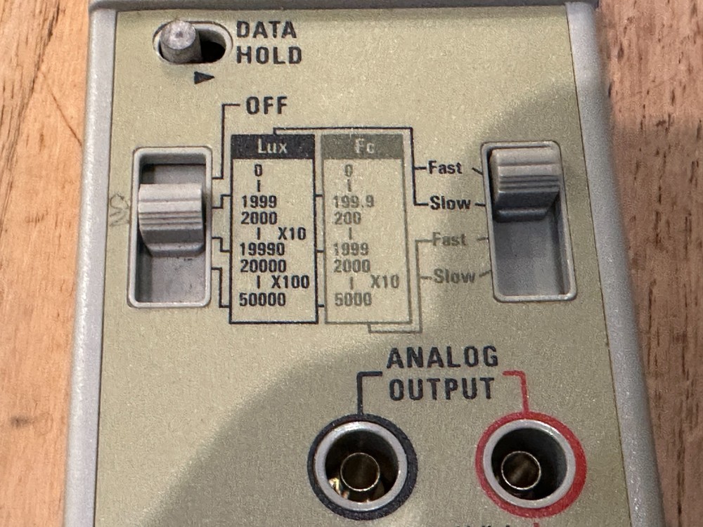 Lutron LX-102 Light Meter w/Sensor, Case