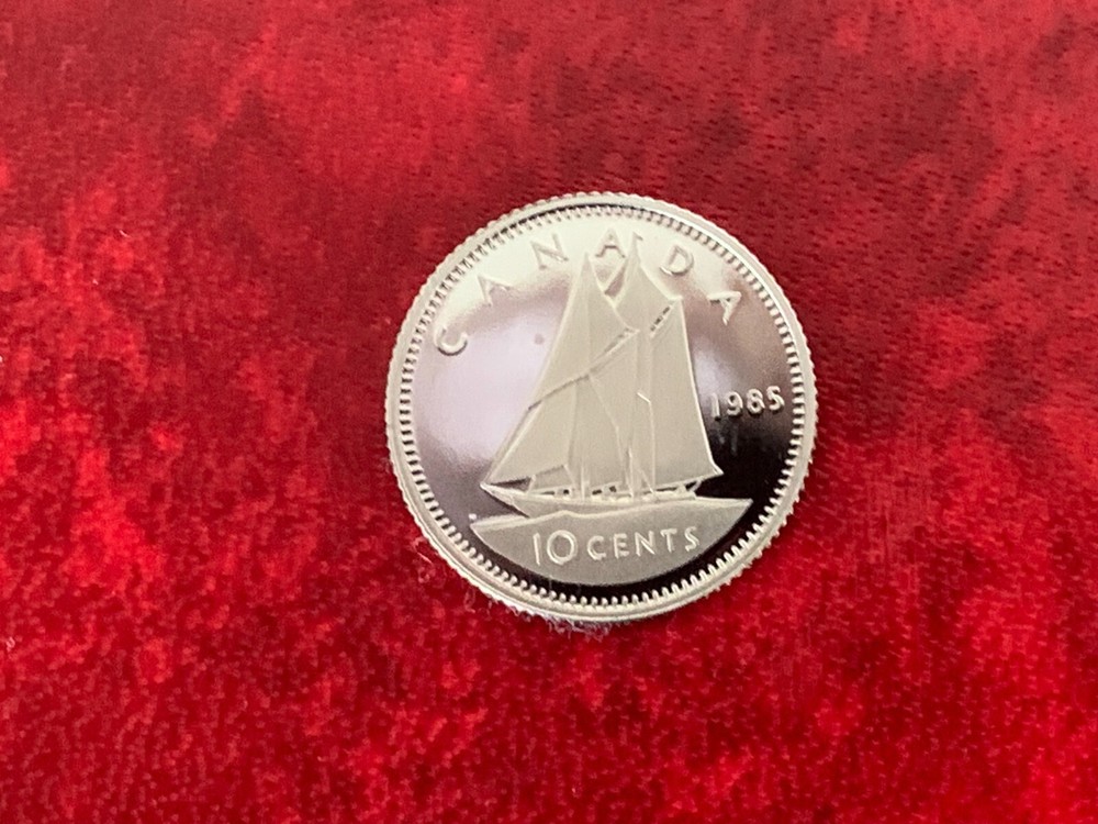 Canada 10 Cent 1985 Proof Coin-Uncirculated