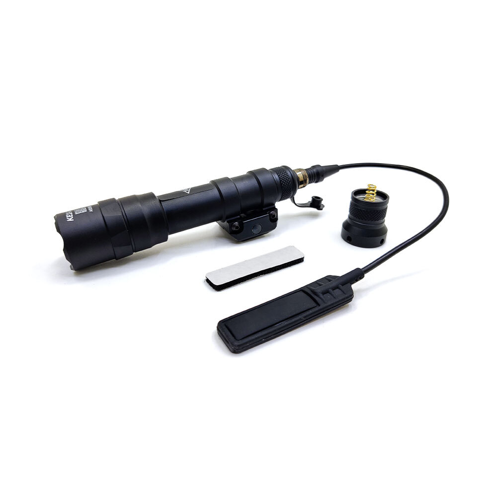 For M600DF Tactical Flashlight White LED Pressure Switch Mount Fit 20mm Rail