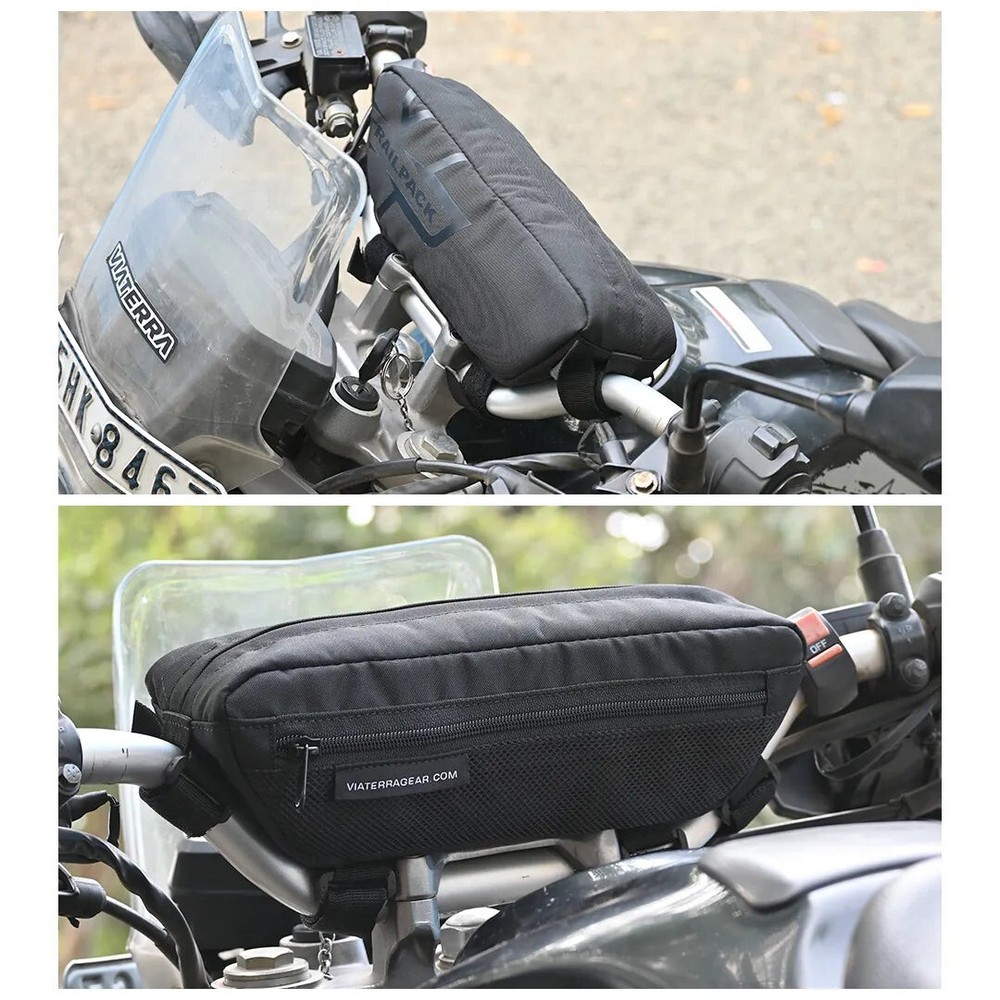 "HANDLEBAR TRAILPACK, BLACK" FIT FOR ALL MOTORCYCLES