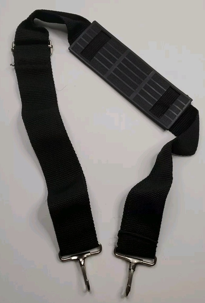 Strap Only 29" Adjustable Black Canvas 1.5" Wide