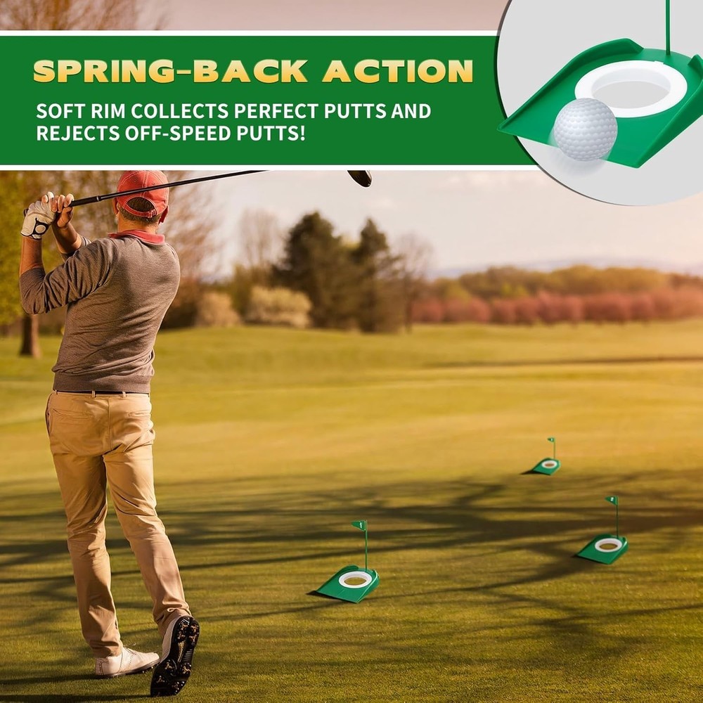 Golf Putting Practice Cup Hole Training Aids Golf Accessories Training Putter...