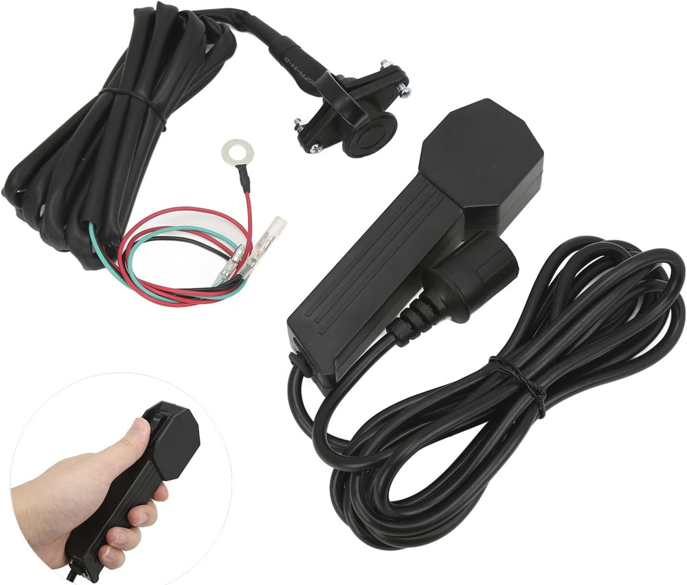 3 Prong Winch Remote Control Female Plug Badlands 12V with 9Ft Cable