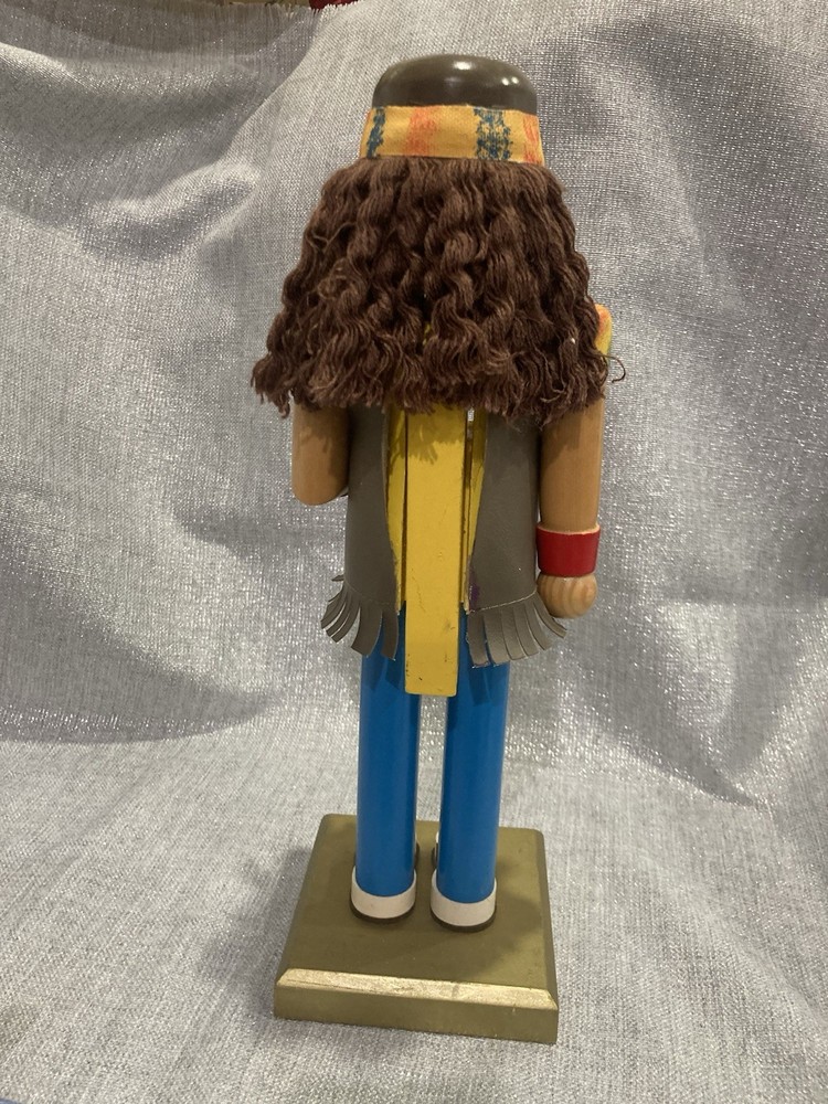 14” Tall Hippie Nutcracker 2009 Limited Edition Great Condition