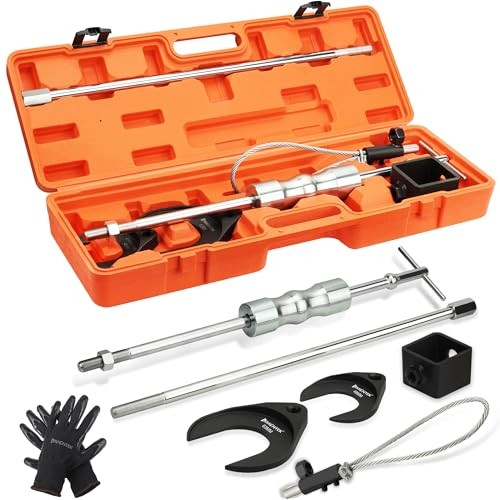 Inner CV Axle Puller Tool with Slide Hammer, 63mm and 48mm CV Molded Box Set