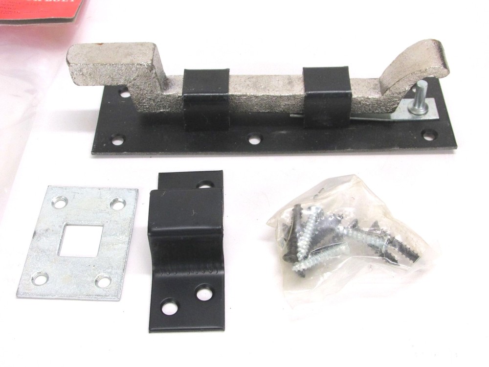 NOS! GUARD SECURITY 6" HEAVY DUTY SQUARE SPRING NECK BOLT No. 166