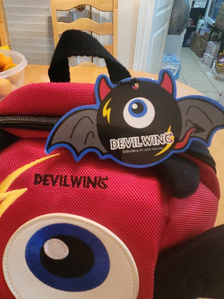 New 2017 Anti-Lost Devil Wing Kids Walking Safety Red Small Backpack