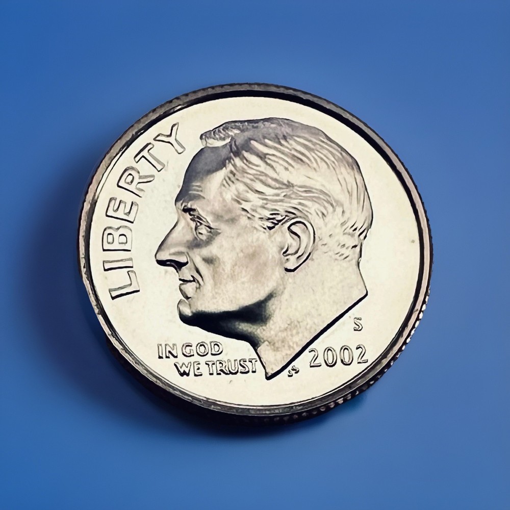 2002 S PROOF  CLAD ROOSEVELT DIME