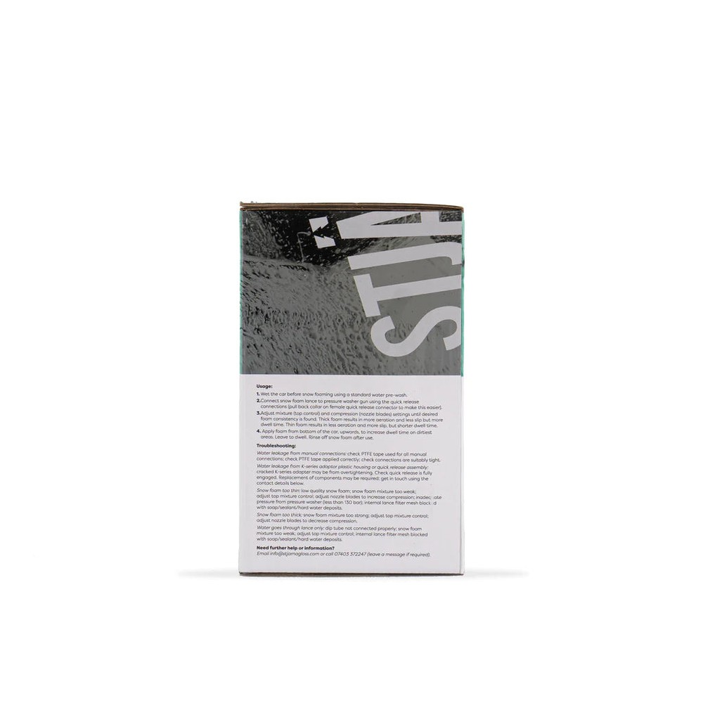 Stjarnagloss Snostorm Snow Foam Lance with Quick Release