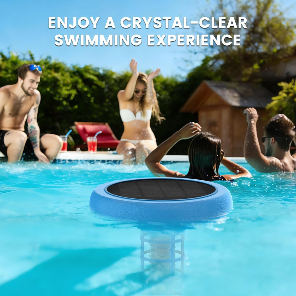 Solar Pool Ionizer - Copper Pool Ionizer for above Ground Pool & Inground Pool,