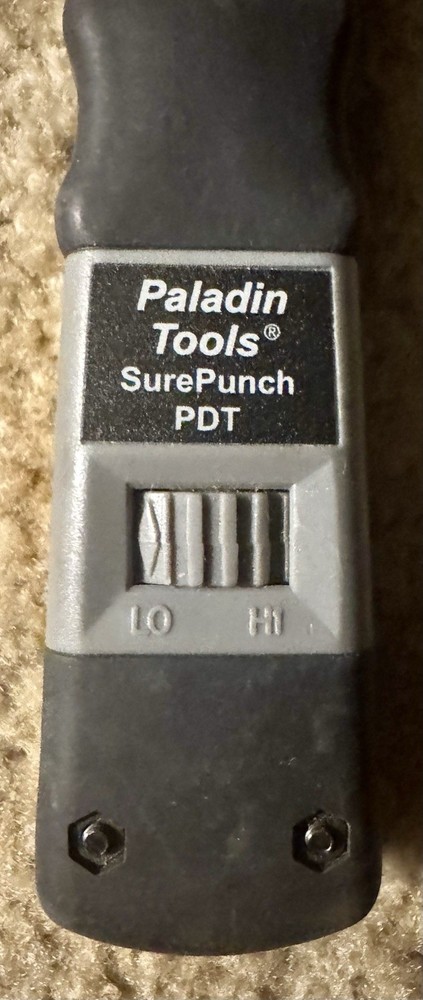 Paladin Tools SurePunch PDT Punch Down Tool Network Telecom Cable Installer