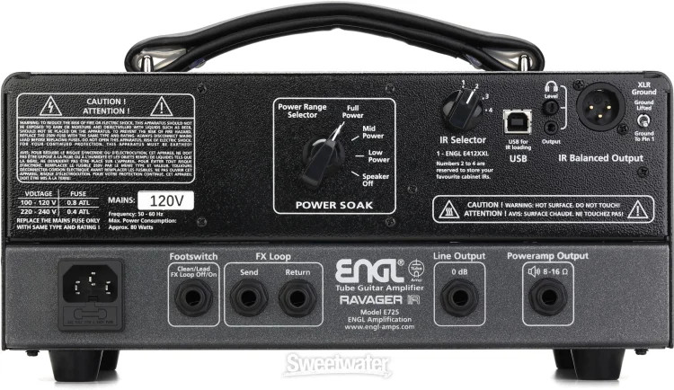ENGL Amplifiers Ravager IR 20-watt Amplifier Head