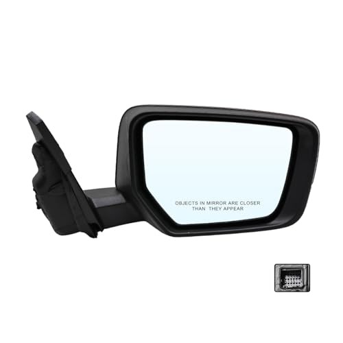 Passenger Side Power Mirror Assembly 3 Pins Compatible with 2014-2019 Right