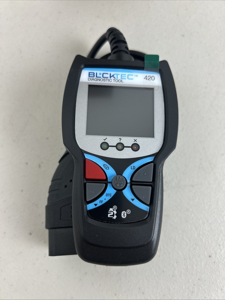 BLCKTEC 420 Bluetooth OBD2 Scanner Diagnostic Tool - Vehicle Code Reader for Car